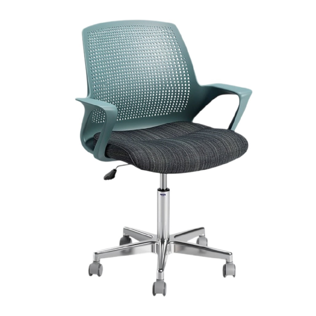 **Ergonomische bureaustoel met ademende rug en verstelbare hoogte**